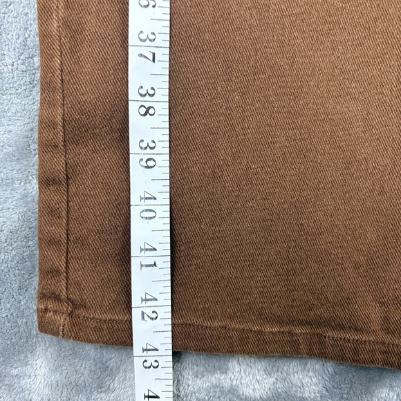 Vtg Lauren Jeans Co Ralph Lauren Women High Rise Straight Leg Brown Denim 20W - Picture 11 of 16